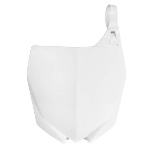 Yamaha YZ65 2018-2024 Polisport Front Number Plate White Direct Replacement