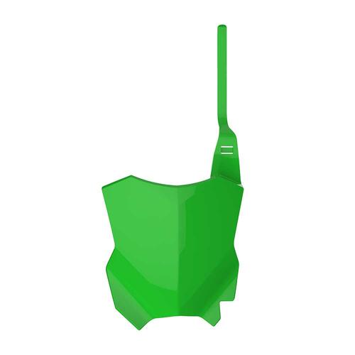 Kawasaki KX250F 2017-2025 Polisport Front Number Plate Green Direct Replacement