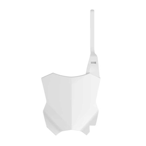 Kawasaki KX450F 2016-2025 Polisport Front Number Plate White Direct Replacement