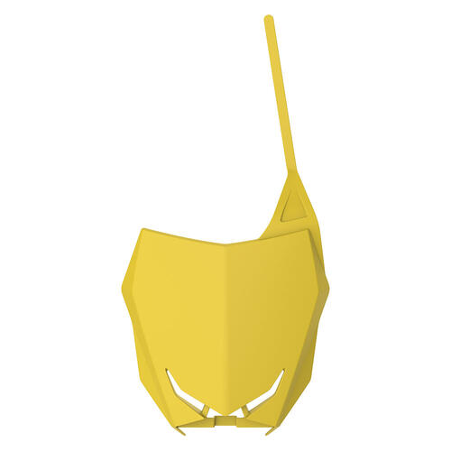 Suzuki RM-Z250 2019-2024 Polisport Front Number Plate Yellow Direct Replacement