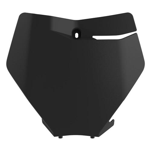 KTM 125 SX 2019-2022 Polisport Front Number Plate Black Direct Replacement