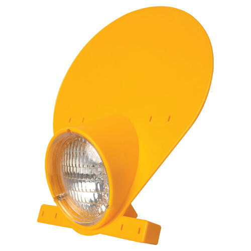 Universal Polisport Preston Petty Headlight Number Plate Dark Yellow