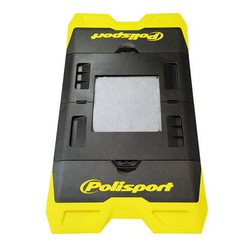 Polisport Universal Foldable Bike Mat Workshop Yellow/Black