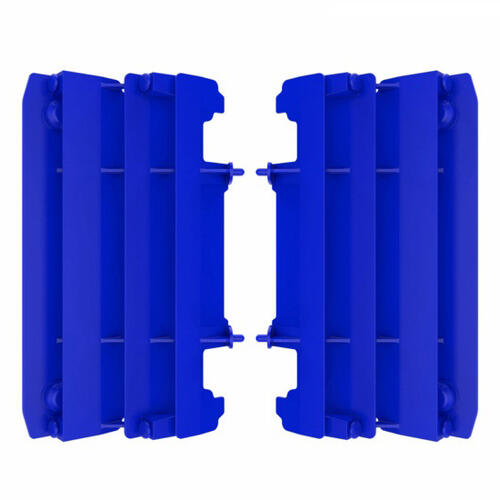 Yamaha YZ250 2005-2021 Polisport Radiator Louvres Fins Pair Grilles Blue Plastic