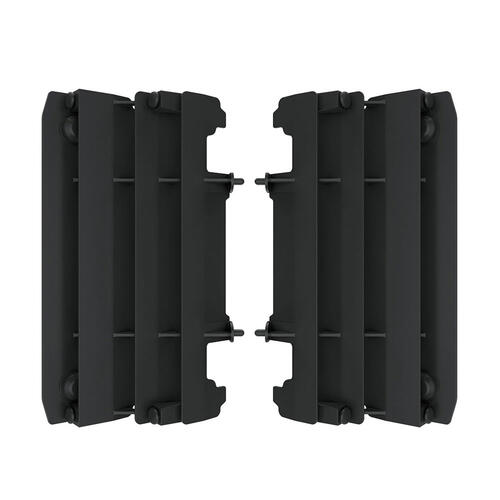 Yamaha YZ125 2005-2021 Polisport Radiator Louvres Fins Pair Grilles Black