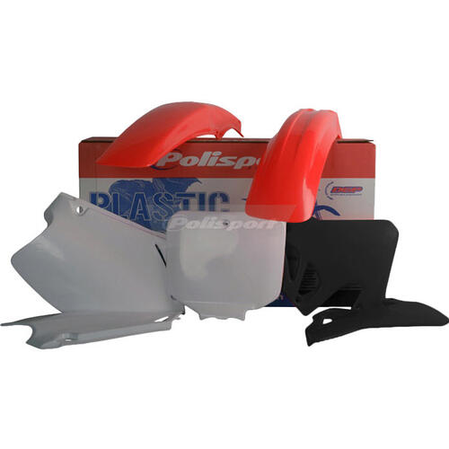 Honda CR250R 1995-1996 OEM Polisport Plastics Kit Inc Fenders & Shrouds