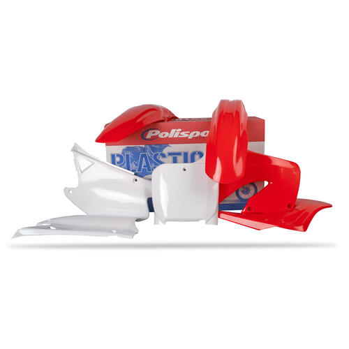Honda CR125R 2000-2001 Polisport Plastics Kit OEM Colours Inc Fenders & Shrouds