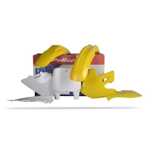 For Suzuki RM250 1999-2000 Polisport Plastics Kit Inc Fenders & Shrouds