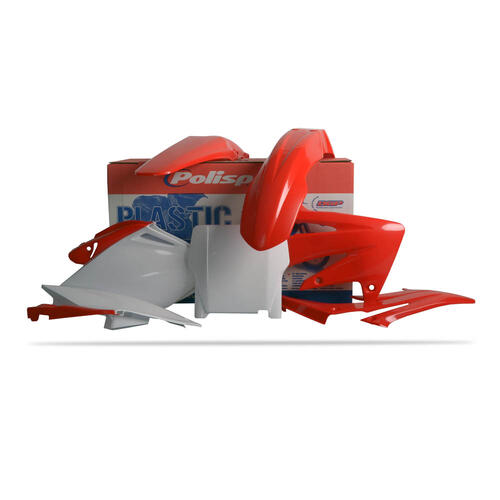 Honda CRF250R 2006-2007 Polisport Plastics Kit OEM Colours Inc Fenders & Shrouds