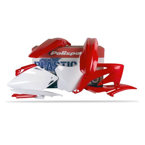 Honda CRF450R 2008 Polisport Plastics Kit OEM Colours Inc Fenders & Shrouds