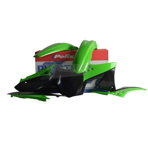 Kawasaki KX250F 2009-2012 Polisport Plastics Kit OEM Colours (2009)