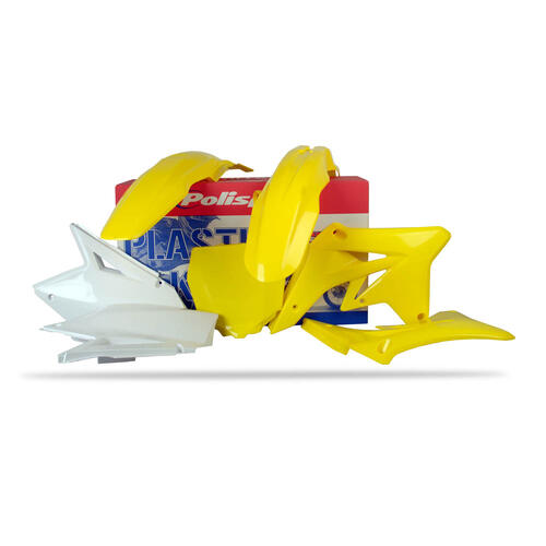 Suzuki RM-Z250 2007-2009 Polisport Plastics Kit OEM Colours Inc Fenders & Shrouds