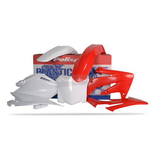 Honda CRF250R 2009 Polisport Plastics Kit OEM Colours Inc Fenders & Shrouds