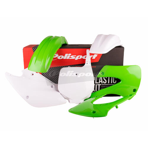 Kawasaki KX85 2001-2013 Polisport Plastics Kit OEM Colours Inc Fenders & Shrouds
