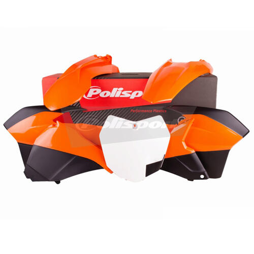 KTM 250 EXC-F 2014-2016 Polisport Plastics Kit OEM Colours (2014)