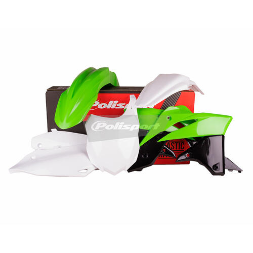 Kawasaki KX250F 2013-2016 Polisport Plastics Kit OEM Colours Inc Fenders & Shrouds