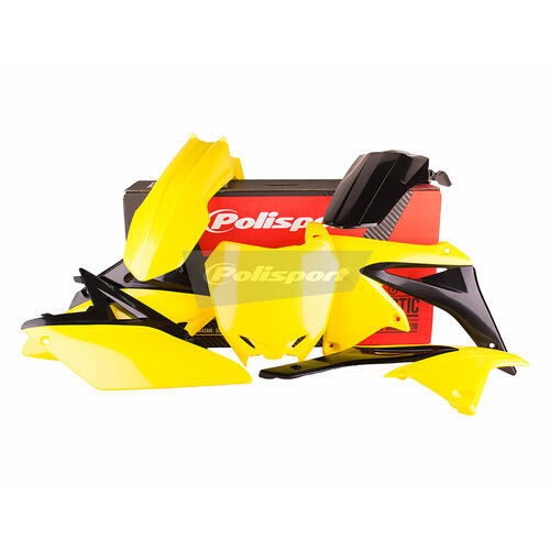 Suzuki RM-Z250 2010-2018 Polisport Plastics Kit OEM Colours Inc Fenders & Shrouds