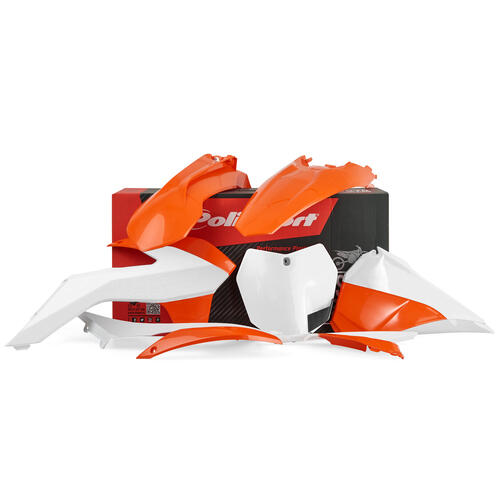 KTM 125 SX 2013-2015 Polisport Plastics Kit OEM Colours (2015)