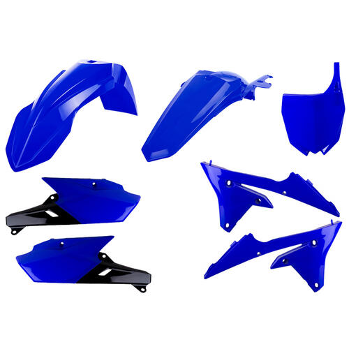 Yamaha YZ250F 2014-2018 Polisport Plastics Kit Blue Inc Fenders & Shrouds