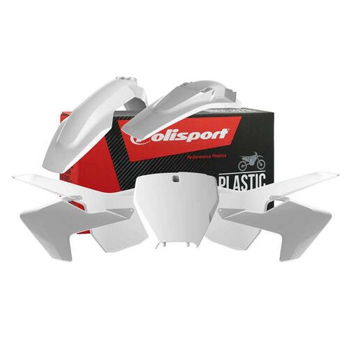 Husqvarna FC350 2016-2018 Polisport Plastics Kit White Inc Fenders & Shrouds