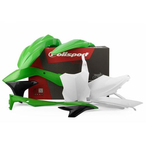 Kawasaki KX450F 2016-2018 Polisport Plastics Kit OEM Colours Inc Fenders & Shrouds