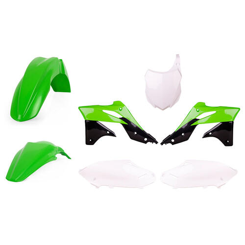 Kawasaki KX250F 2013-2016 Polisport Plastics Kit OEM Colours Inc Fenders & Shrouds