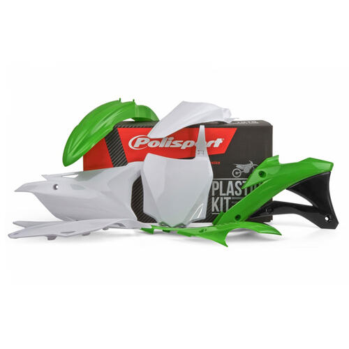 Kawasaki KX85 2014-2022 Polisport Plastics Kit OEM Colours Inc Fenders & Shrouds