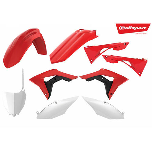 Honda CRF450R 2017-2020 Polisport Plastics Kit OEM Colours Inc Fenders & Shrouds
