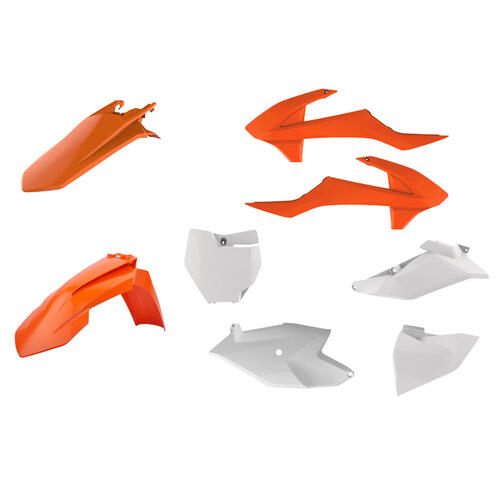 KTM 85 SX 2018-2022 Polisport Plastics Kit OEM Colours Inc Fenders & Shrouds