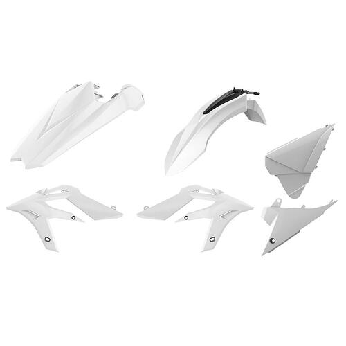 Beta XTRAINER 300 2015-2019 Polisport Plastics Kit White Inc Fenders & Shrouds