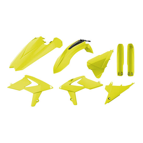 Beta RR 390 4T 2018-2019 Polisport Plastics Kit Inc Fork Guards Fluoro Yellow