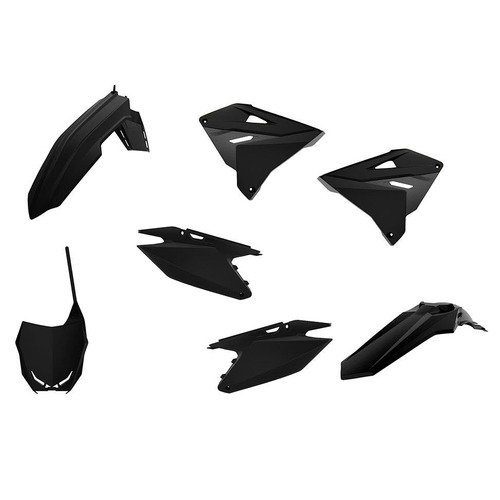For Suzuki RM250 2001-2012 Restyle Polisport Plastics Kit Black