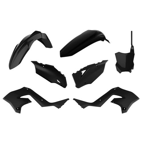 Kawasaki KX125 2003-2008 Polisport Restyle Plastics Kit Black