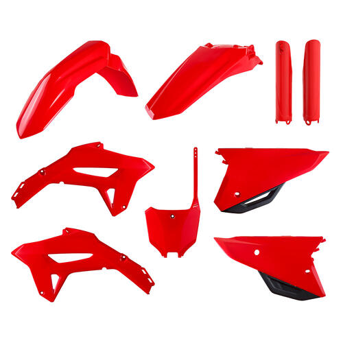 Honda CRF250R 2022-2024 Polisport Plastics Kit Inc Fork Guards OEM Colours
