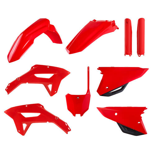 Honda CRF450RX 2021-2024 Polisport Plastics Kit Inc Fork Guards OEM Colours