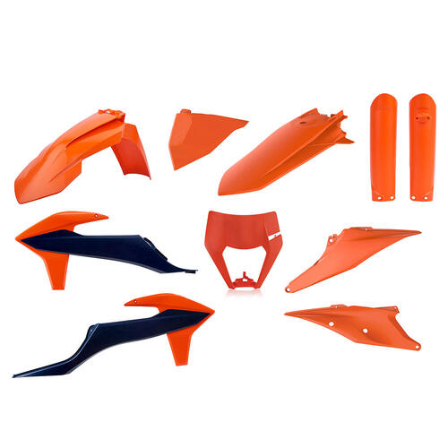 KTM 500 EXC-F 2020-2023 Polisport Plastics Kit OEM Colours (2022)