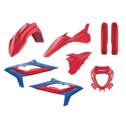 Beta RR 250 2T 2023-2024 Polisport Plastics Kit Racing Red/Blue