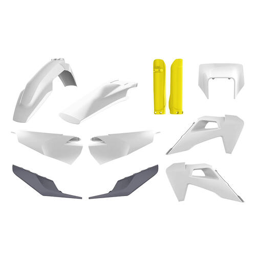 Husqvarna FE501 2020-2023 Polisport Plastics Kit OEM Colours Inc Fenders & Shrouds