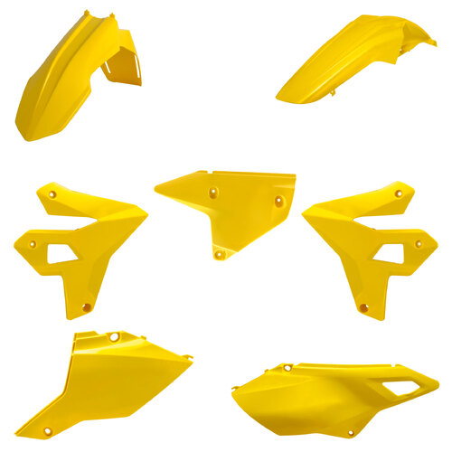 Suzuki DR-Z400E 2000-2024 Polisport Restyle Plastics Kit Yellow