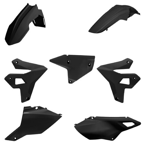 Suzuki DR-Z400E 2000-2024 Polisport Restyle Plastics Kit Black