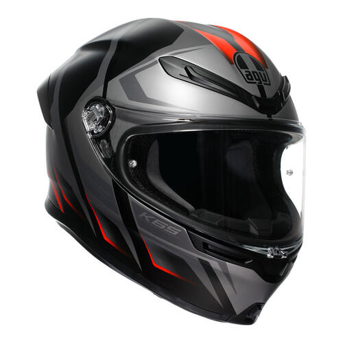 AGV Road Motorcycle Helmet K6 S Karve Black/Grey/Red