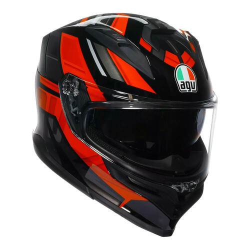 AGV Road Motorcycle Helmet K7 Taurax Black/Red
