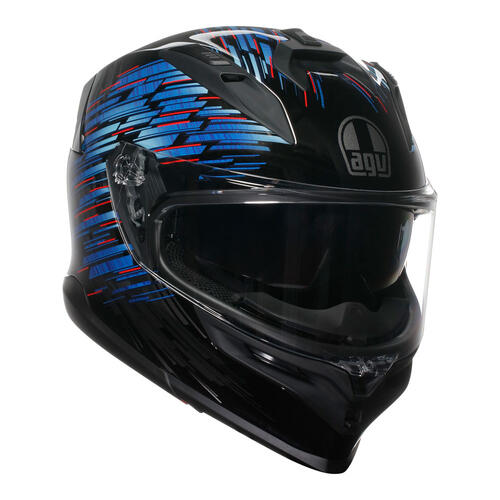AGV Road Motorcycle Helmet K7 Genisys Black/Blue/Grey S