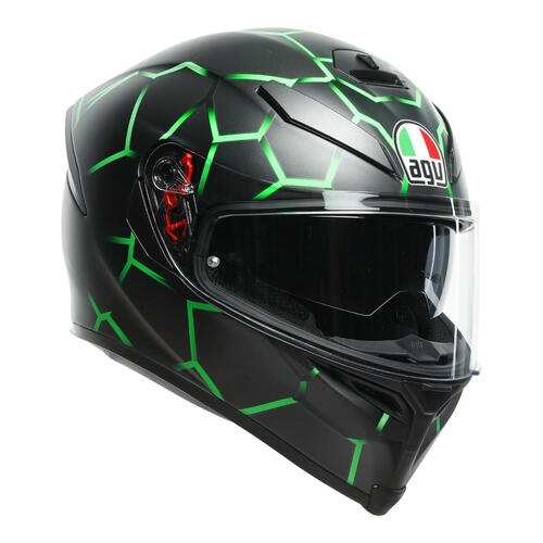 AGV Road Motorcycle Helmet K5 S Vulcanum Green
