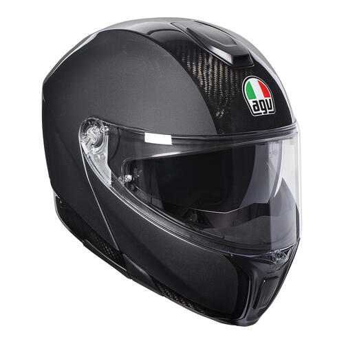 AGV Road Motorcycle Helmet SportModular Carbon/Dark Grey