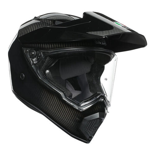 AGV Adventure Motorcycle Helmet AX9 Glossy Carbon