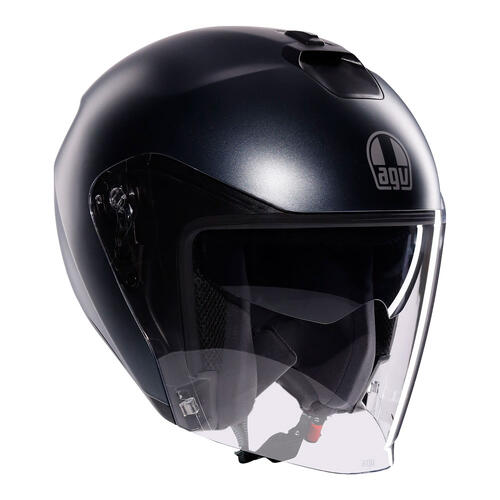 AGV Road Open Face Motorcycle Helmet Irides Ardesia Grey S