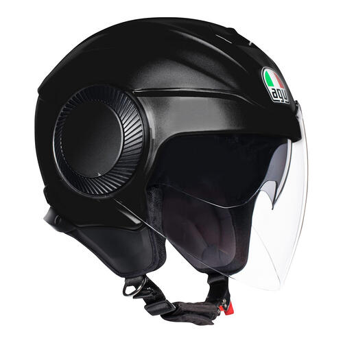 AGV Road Open Face Motorcycle Helmet Orbyt Matt Black