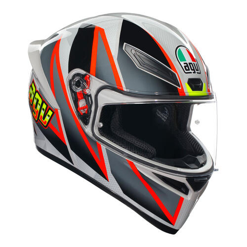 AGV Road Motorcycle Helmet K1 S Blipper Grey/Red S