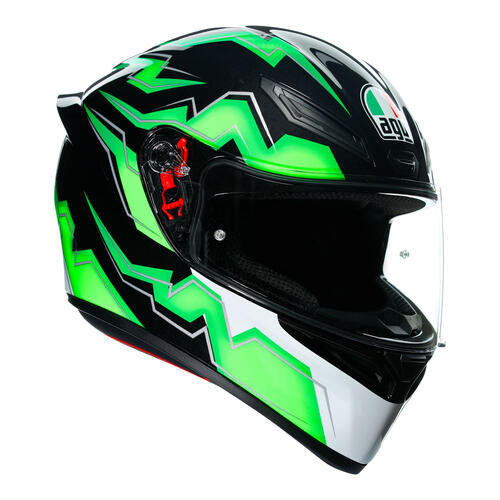 AGV Road Motorcycle Helmet K1 S Kripton Black/Green